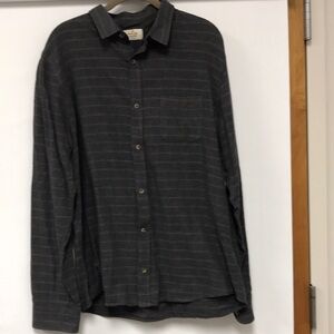 Marine Layer Striped Flannel Shirt